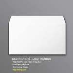 Bao thư trắng 12 x 22 cm