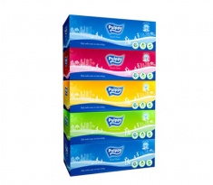 khăn giấy lụa pulppy hộp rút 180t