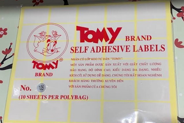 Decal A5 - Tomy PC-Uni mã 99 - 124