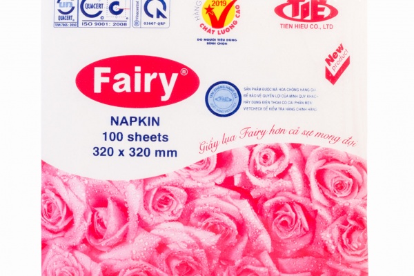 Khăn giấy Napkin Fairy 320 x 320mm