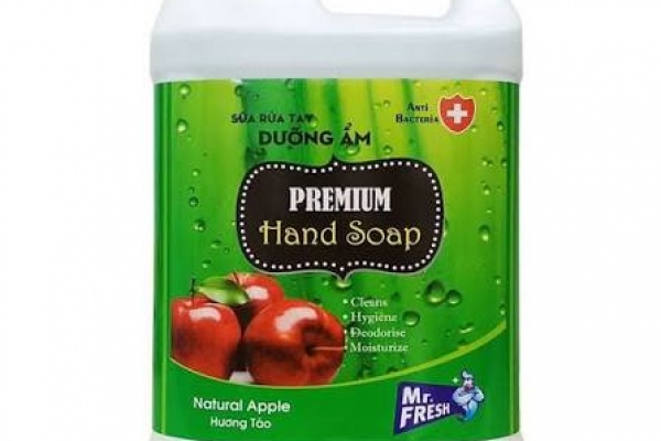 nước rửa tay mr fresh 5l mùi táo
