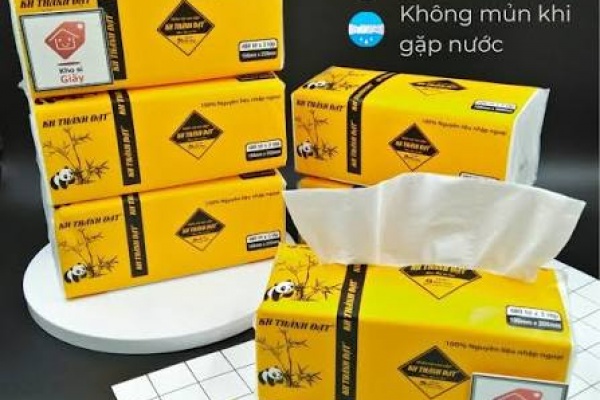 Khăn giấy rút bịch vàng TĐ